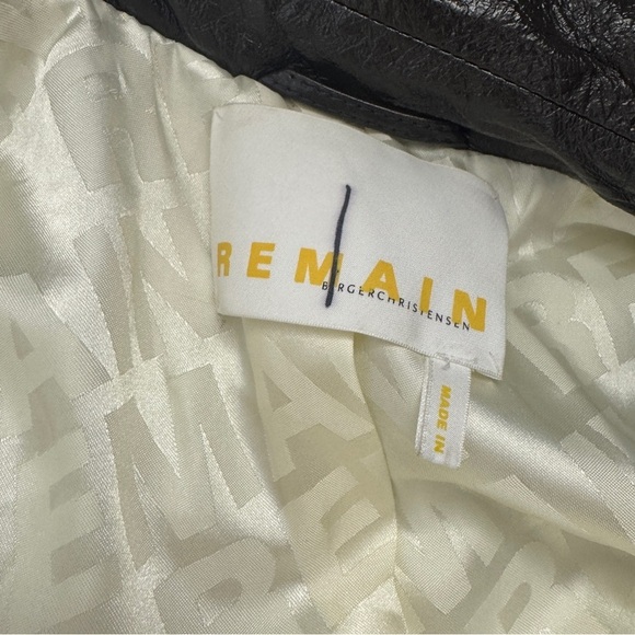 REMAIN BIRGER CHRISTENSEN Gia double-breasted quilted leather coat - Picture 8 of 12